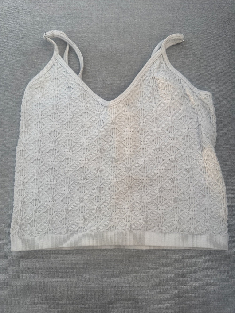 BEIGE FOREVER 21 TEXTURED BRALETTE / SIZE SMALL